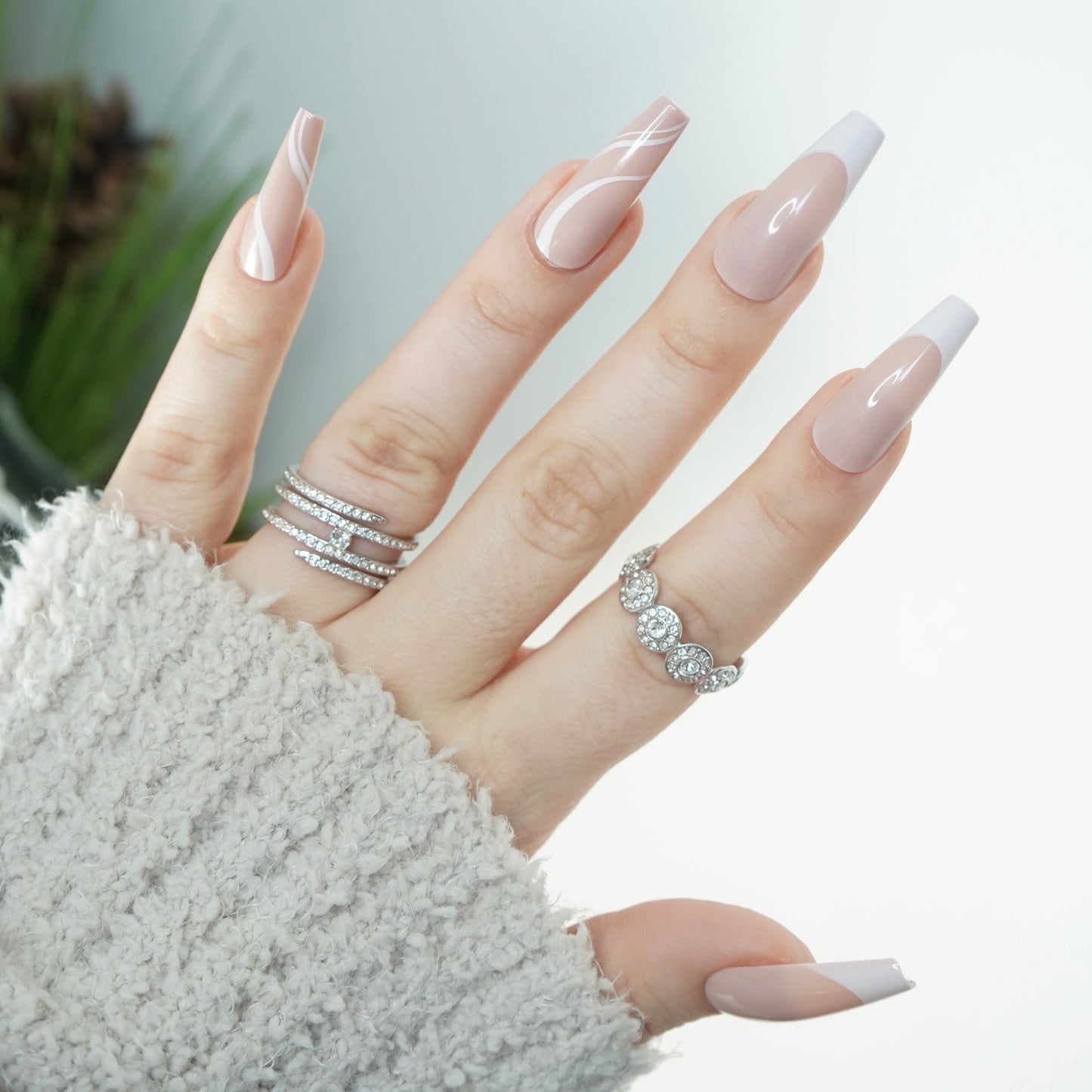 Miami Press On Nails Set