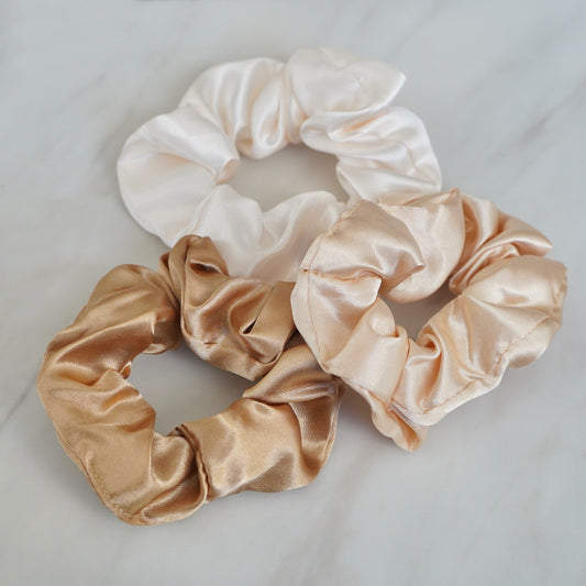 Silk Scrunchie Set